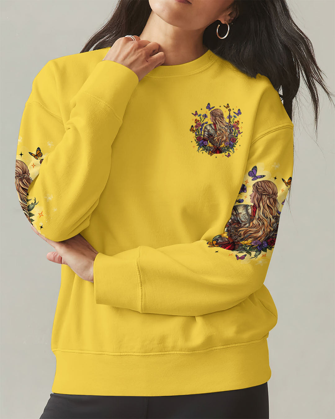 Blessed By God Loved By Jesus Warrior Flower  Women's All Over Print Shirt - Tltr3009251