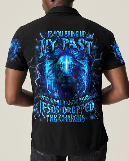 Jesus Dropped The Charges Lion Men's All Over Print Shirt - Yhhn2909254