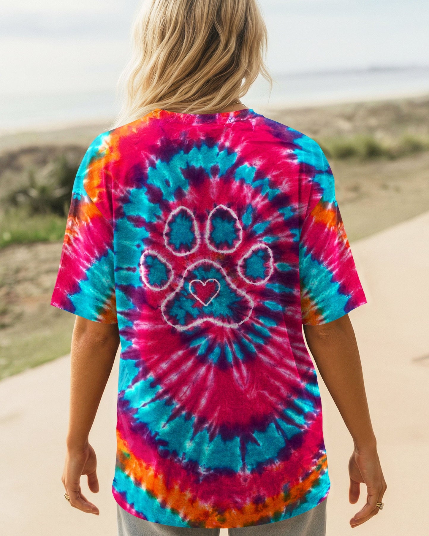 PAW PRINT SWIRL ALL OVER PRINT  - TLNT3012252