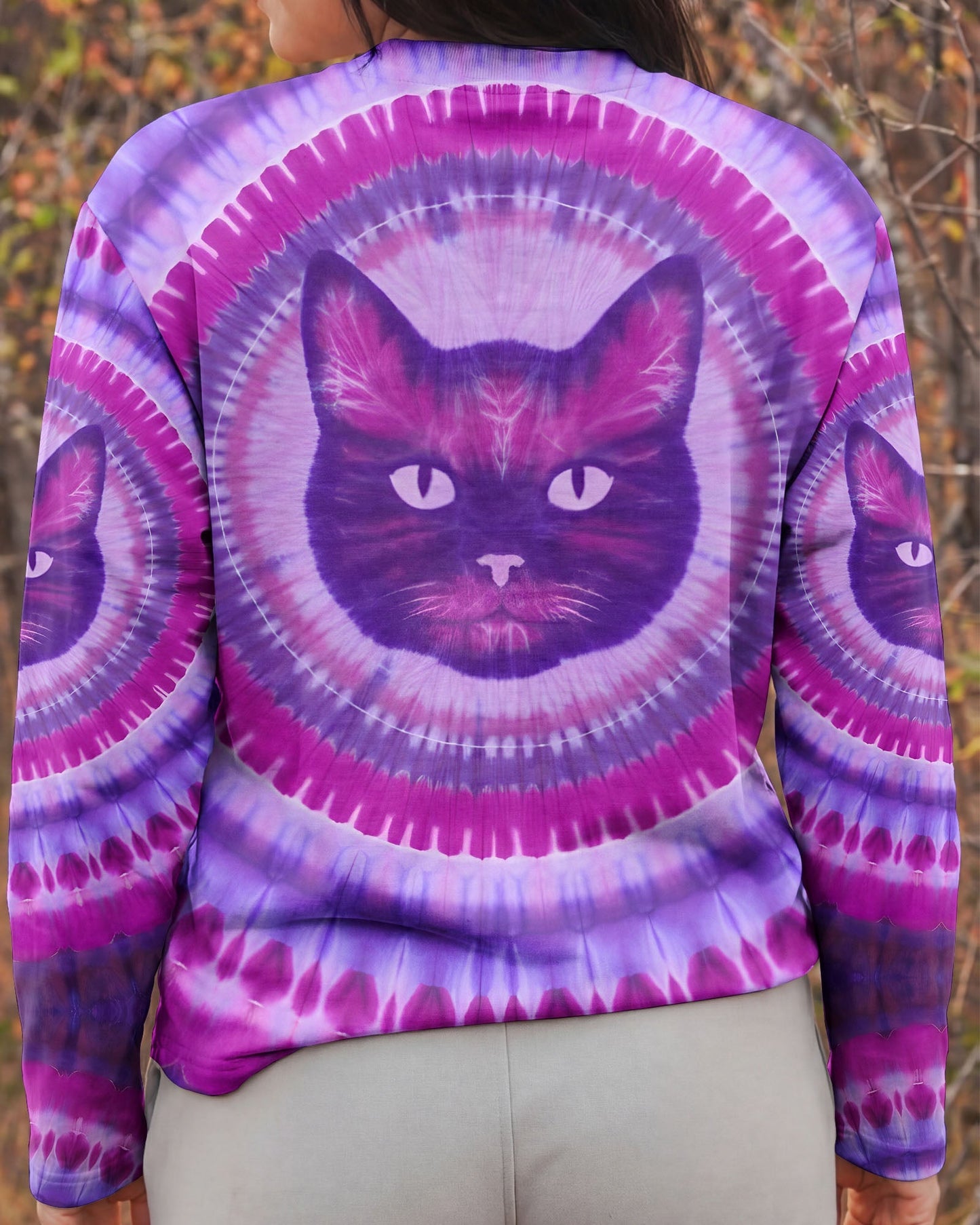 PURPLE CAT AURA ALL OVER PRINT - TYQY0701262