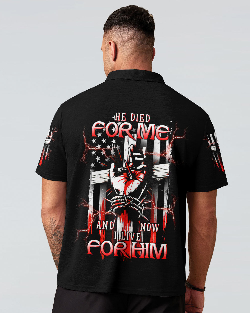 (Hot Deal) He Died For Me Men's All Over Print Shirt  - Tlnt0702254