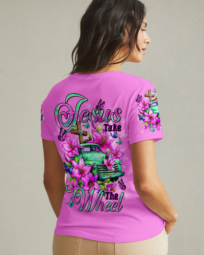 Jesus Take The Wheel Women's All Over Print Shirt - Tltr2609251