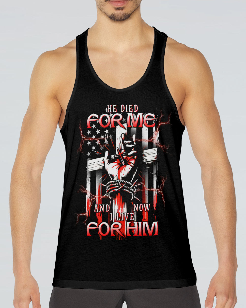 (Hot Deal) He Died For Me Men's All Over Print Shirt  - Tlnt0702254