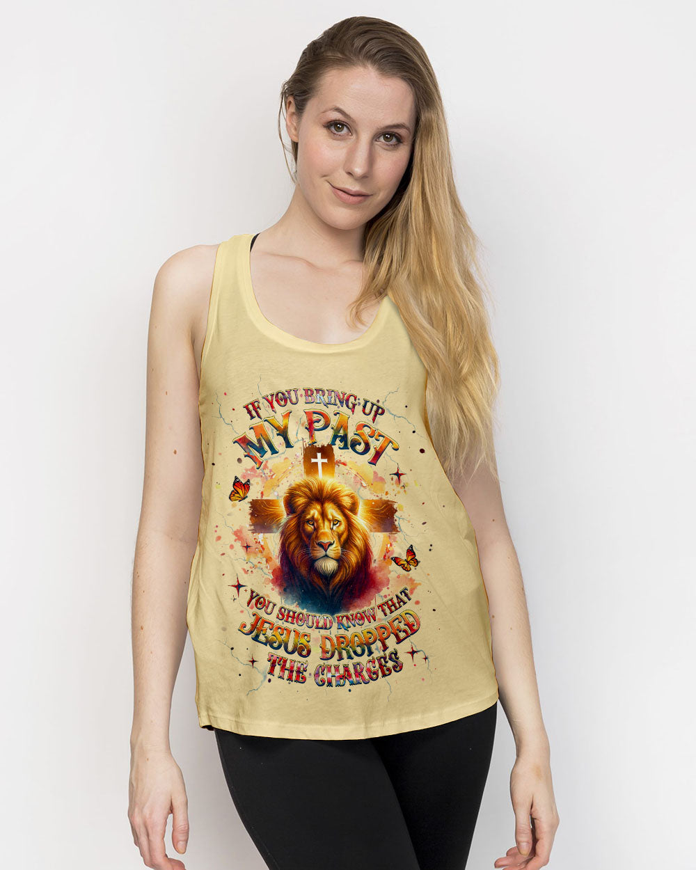 Jesus Dropped The Charges Lion Women's All Over Print Shirt - Yhhg2609253