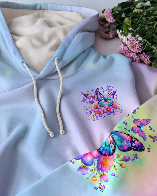 When Butterflies Appear Angels Are Near Women's All Over Print Shirt - Tltr3009253