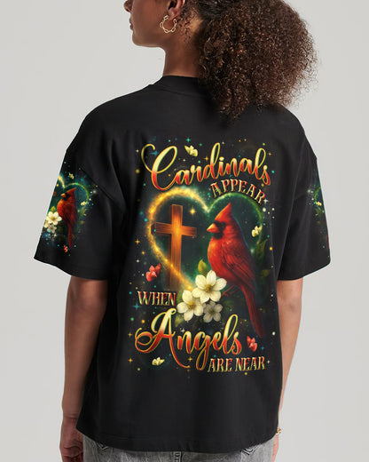 When Cardinals Appear Angels Are Near Women's All Over Print Shirt - Yhln3009253
