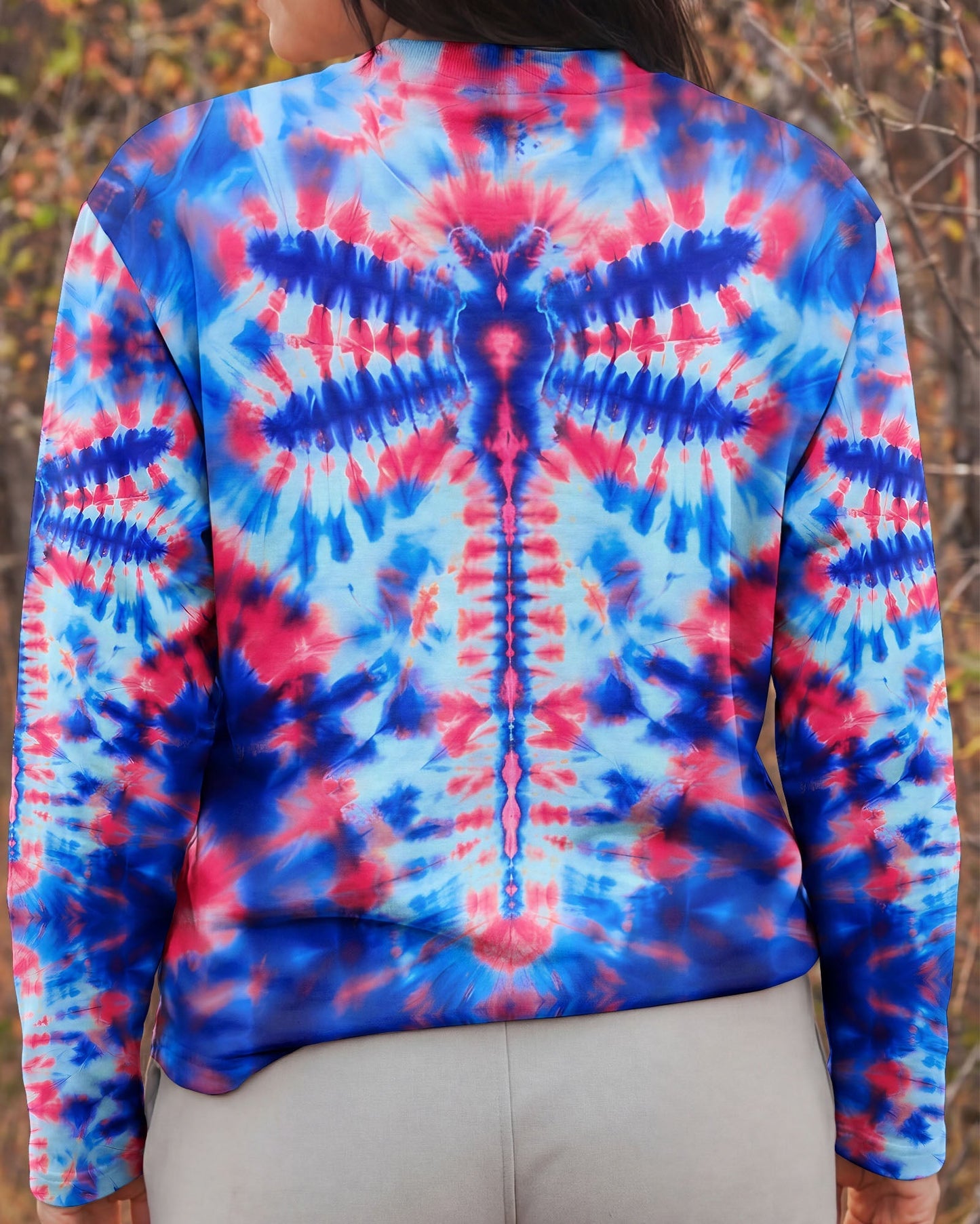 DRAGONFLY PINK AND BLUE ALL OVER PRINT - TYQY0901261