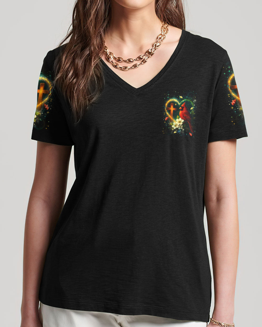 When Cardinals Appear Angels Are Near Women's All Over Print Shirt - Yhln3009253