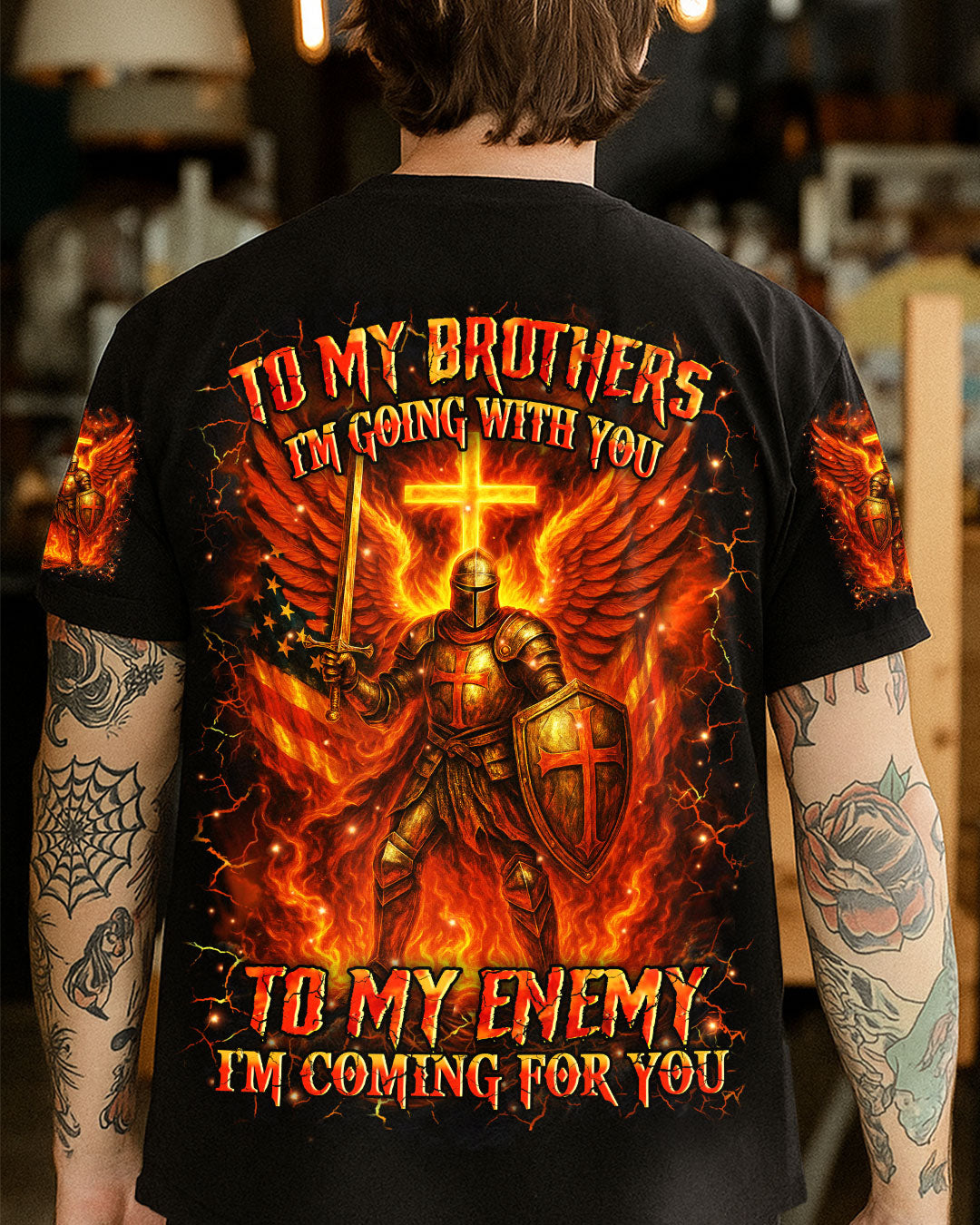To My Brothers I’m Going With You Men's All Over Print Shirt - Yhhn3009252