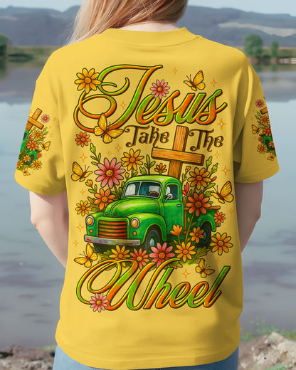 Jesus Take The Wheel Women's All Over Print Shirt - Tltr2509251