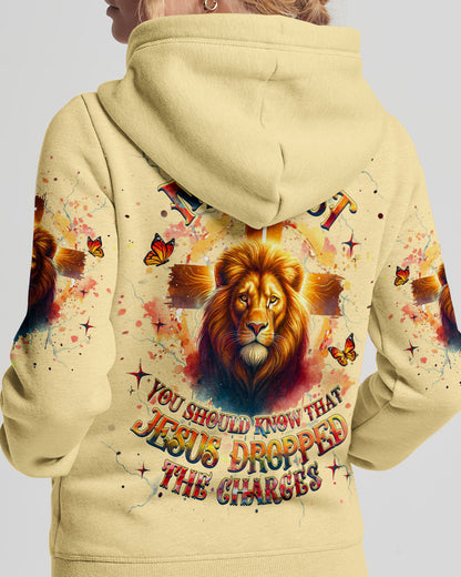 Jesus Dropped The Charges Lion Women's All Over Print Shirt - Yhhg2609253