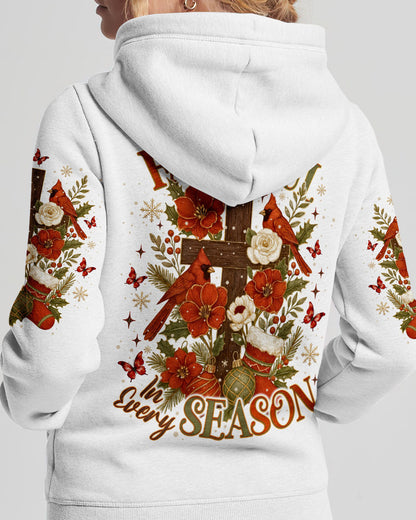 God Is Faithful Cardinal Christmas Women's All Over Print Shirt - Tlno0110253