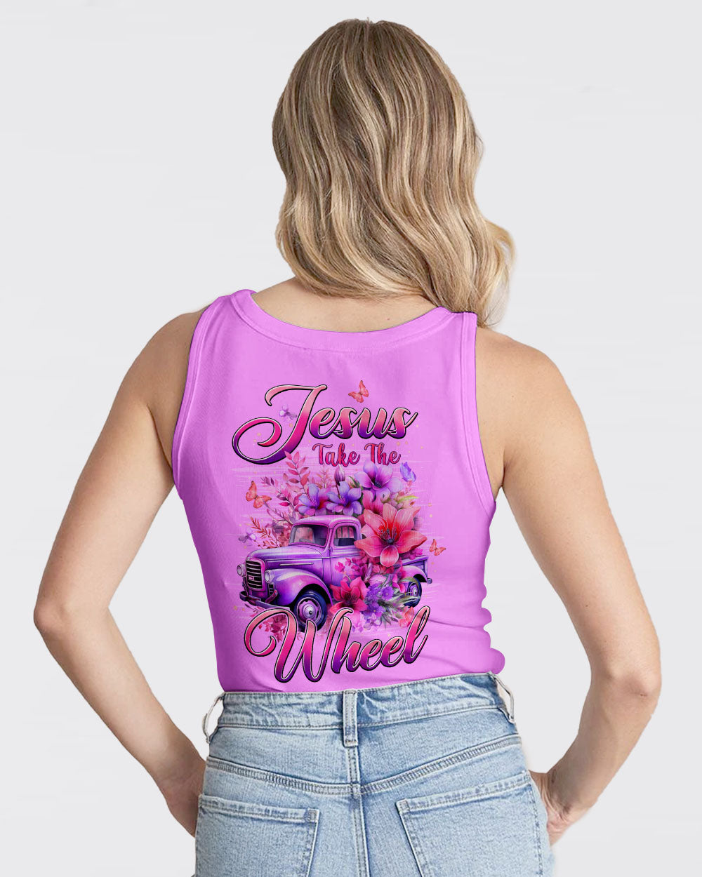 Jesus Take The Wheel Women's All Over Print Shirt - Typq2409251
