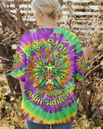 BE YOU THE WORLD WILL ADJUST FROG ALL OVER PRINT - YHHG3112251