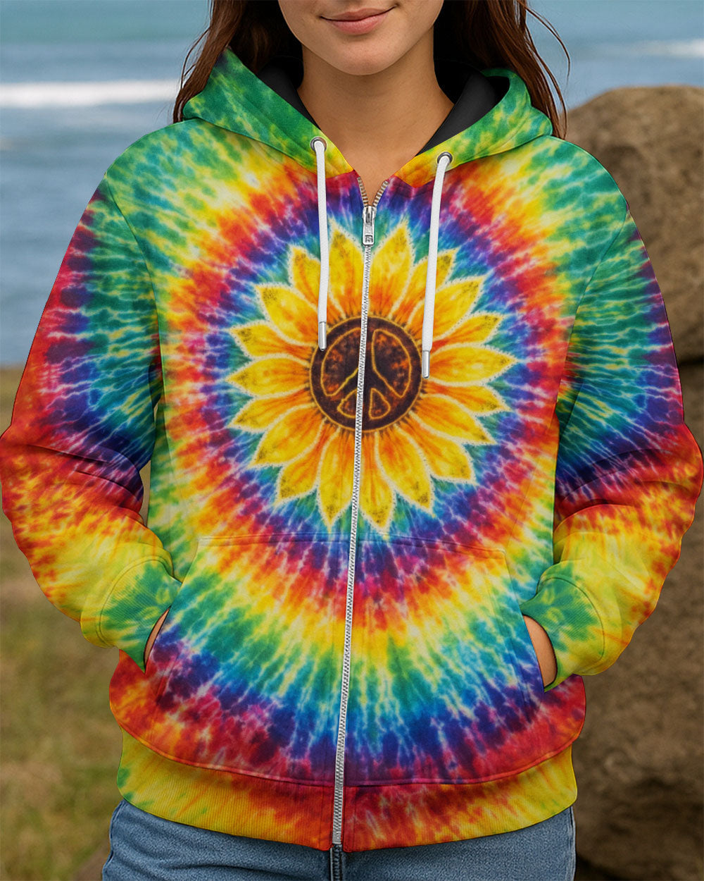 SUNFLOWER SWIRL ALL OVER PRINT - TLNO2912251